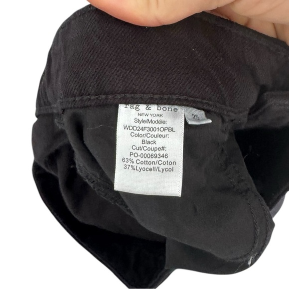 New! rag & bone Lori Mid-rise Wide Leg Pants - Picture 9 of 9